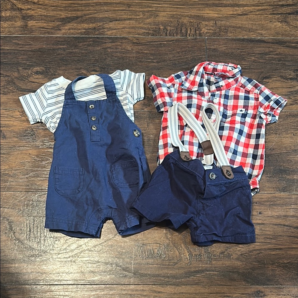 Carter's Kids Matching Sets - Blue and Red